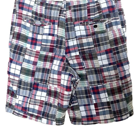 J. Crew Patchwork Field Shorts Men's Size 36 Vacation Beach Preppy Country Club - Picture 2 of 10